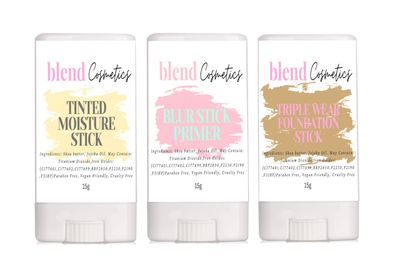 Triple Wear Foundation, Tinted Moisture Stick + Blur Stick Primer 45g