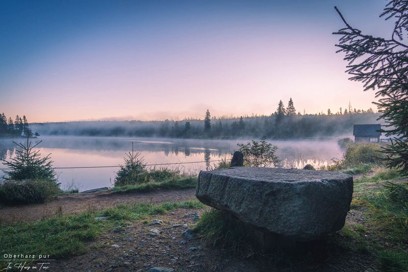 Leinwand Wandbild Oderteich im Morgengrauen 3