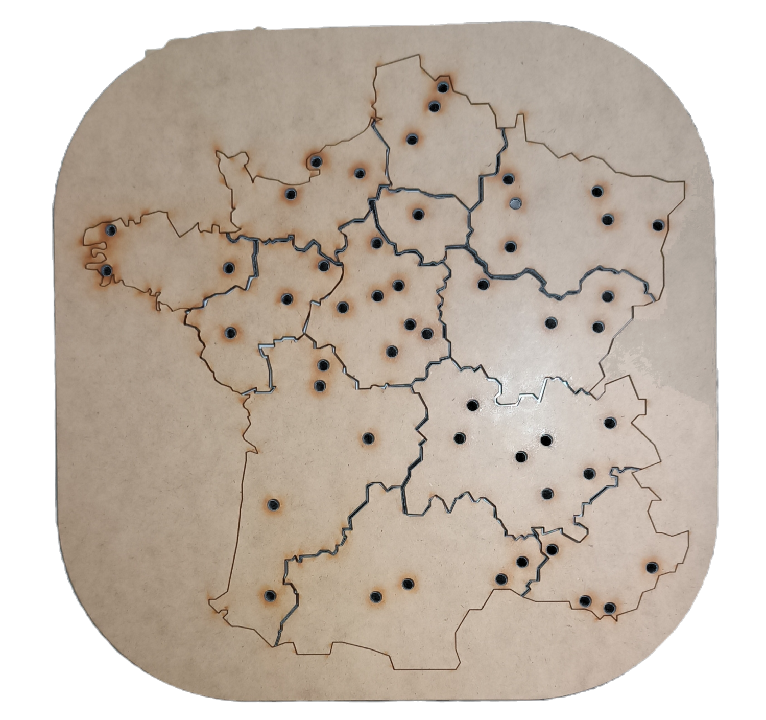 jeu : puzzle régions France