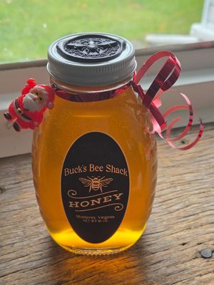 Christmas 1 lb Honey Jars