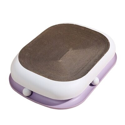Replaceable Cat Scratcher Bed With Ball Tracking Toy