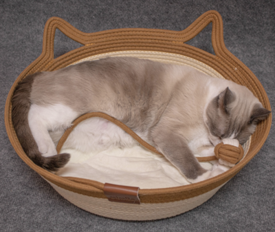 Cozy Woven Cat Nest
