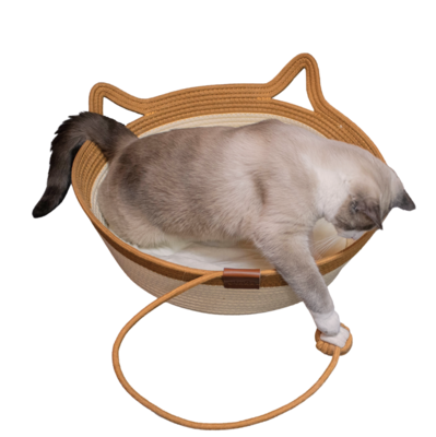 Nid tressé confortable pour chat Nid tressé confortable pour chat