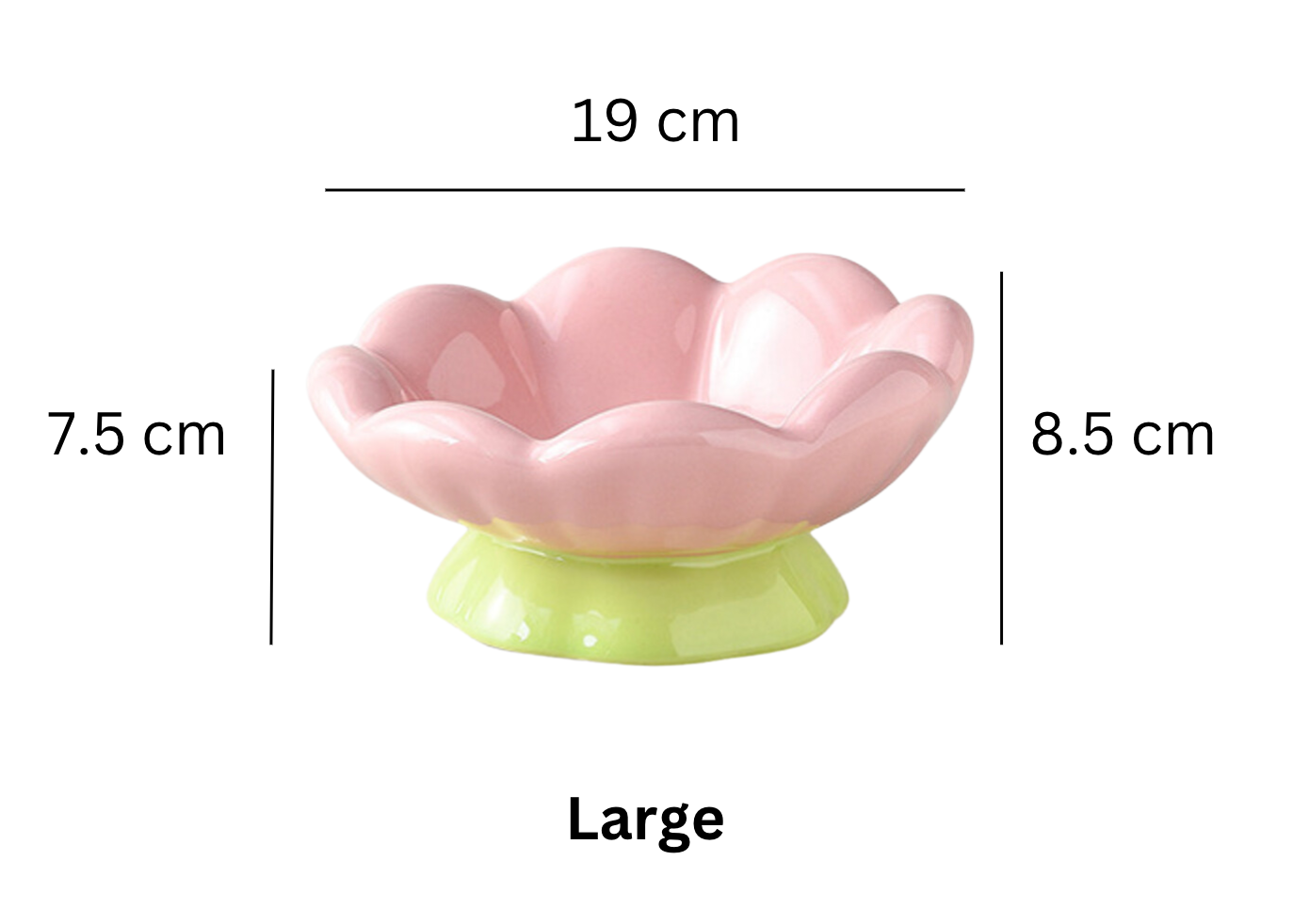 Large Ceramic Flower Bowl