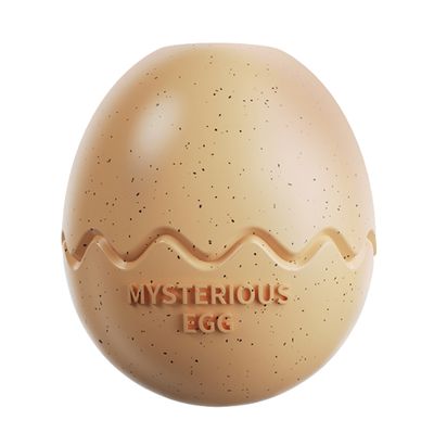 Ultra-Durable Chew Toy Plus Slow Feeder- Mysterious Egg
