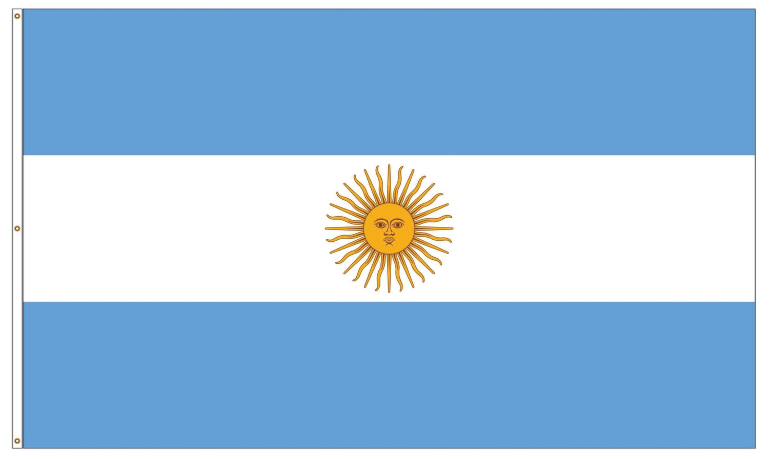ARGENTINA Flag  / 60'' x 96''  / Drapeau ARGENTINE