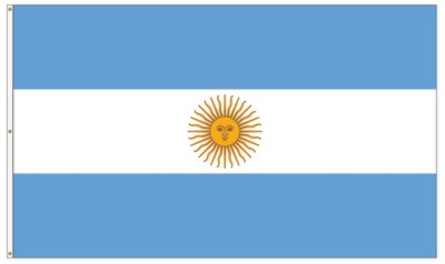 ARGENTINA Flag  / 72'' x 120''  / Drapeau ARGENTINE