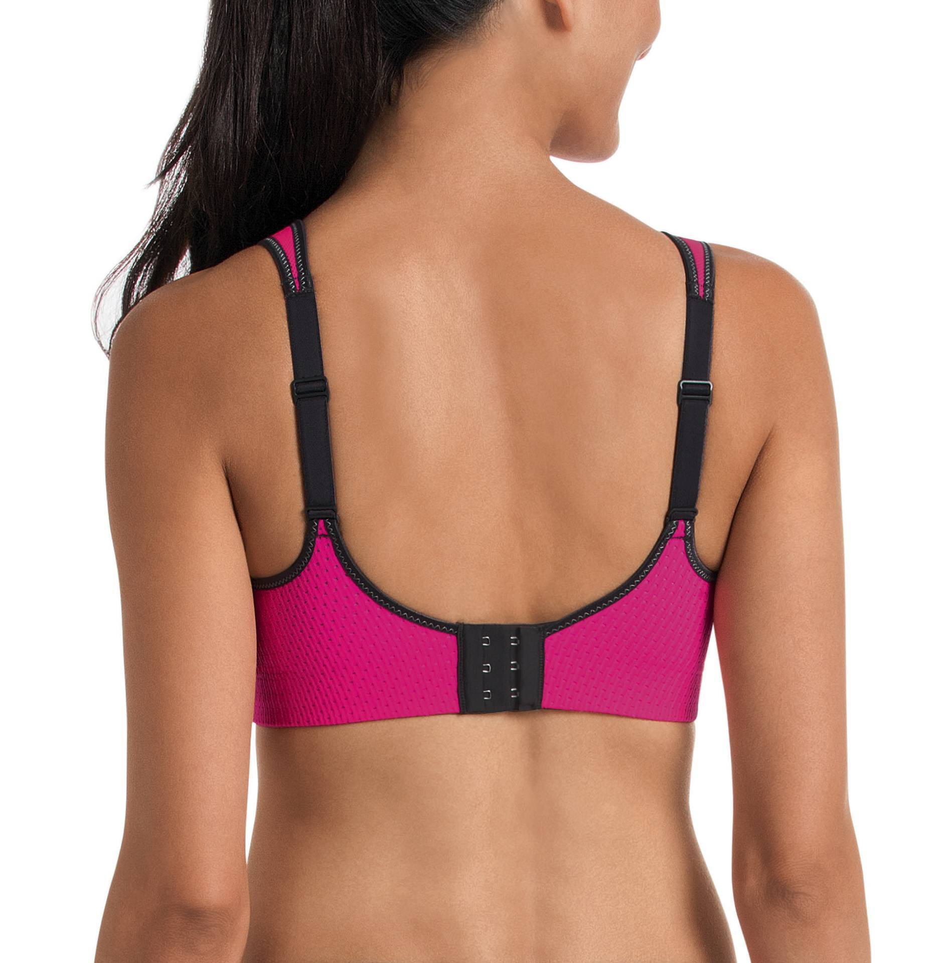 Anita Active Air Control Wire Free Sports Bra (5544) 32AA/Blue/Orange at   Women's Clothing store