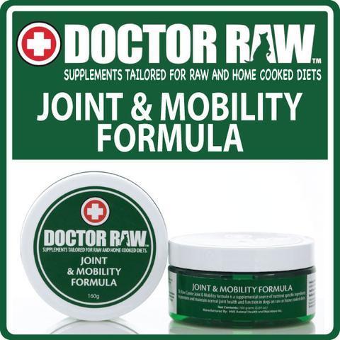 Dr. Raw Joint &amp; Mobility Formula 160 gm Powder Jar