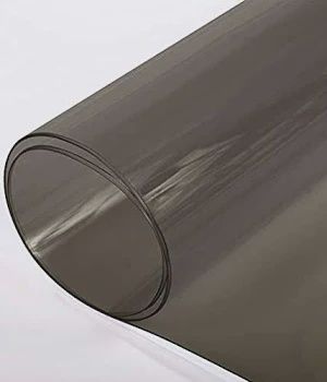 Smoked Plastic interleaved Double Polished 30 GA x 54&quot; (UV Treated)