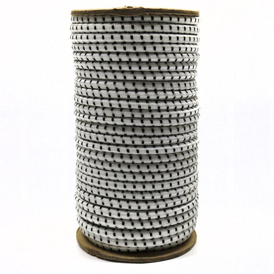 Shock Cord/Bungee Cord, Size: 1/8&quot; Marine Shock/Bungee Cord Roll (100&#39; Rolls)