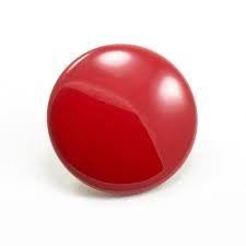 Enameled Fasteners (Caps), Colour: 10128 Enameled Cap-Jockey Red- (Box of 100)
