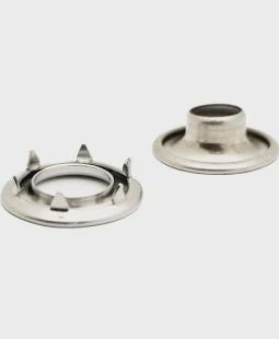 Grommets - Stainless Steel, Size: Stainless Steel Grommet #2-Spur  (Gross Pk)
