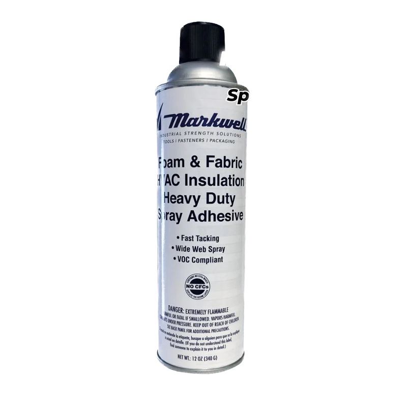 Foam &amp; Fabric Heavy Duty Spray Adhesive (Black Cap) (12oz)