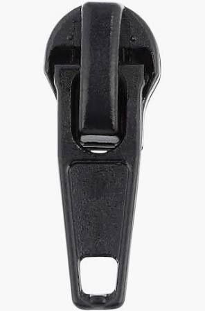 Cresencio Molded Zipper Chain Sliders (by the pack only), Size &amp; Color: CRS #5 Sliders Chain Plastic BLK (25pk)