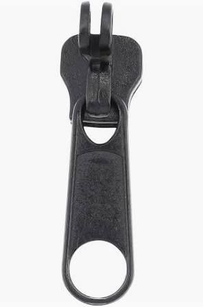 Cresencio Coil Zipper Sliders (by the pack only), Size &amp; Color: CRS #5YKK Slider Single Pull Coil Metal BLK (25pk)