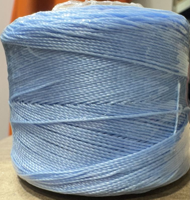 Hand Stitching Thread #18 Heavy Duty Bonded Nylon (2oz), Color: Hand Stitching Thread Light Blue