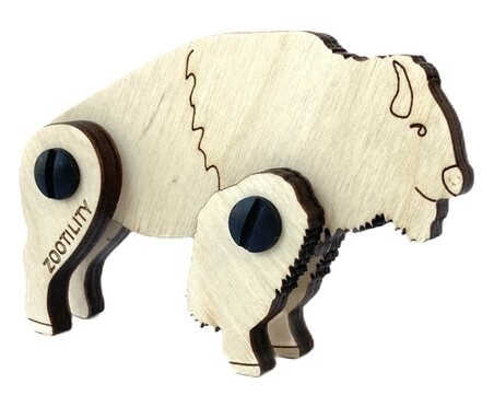 3D Buffalo Building Set