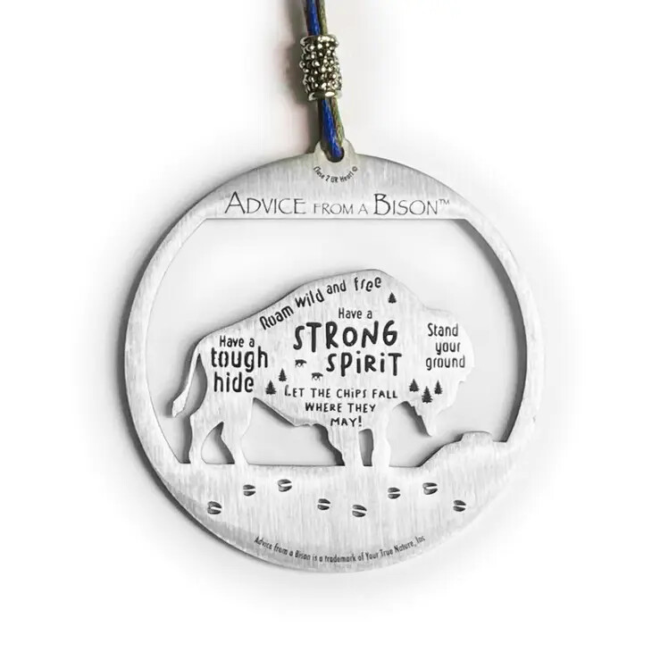 Advice from a Bison Ornament