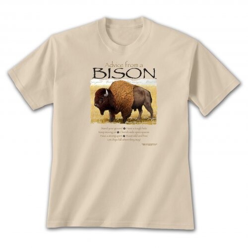 Advice Bison T-Shirt