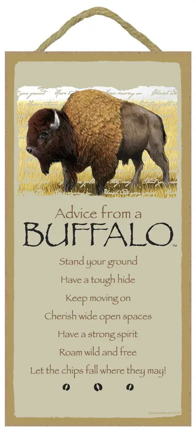 Advice From Wood Plaque