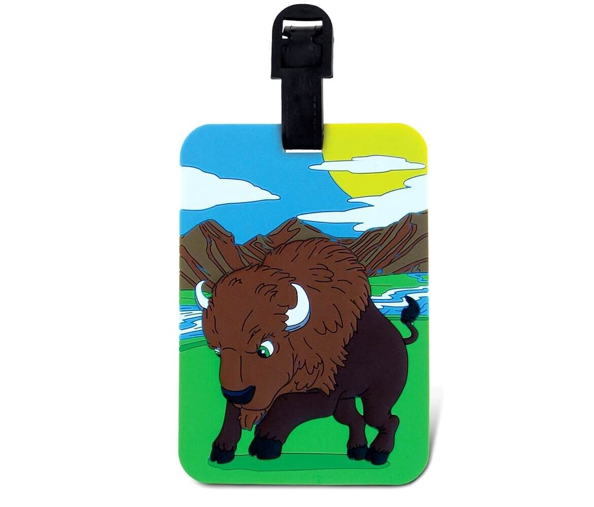 Buffalo Luggage Tag