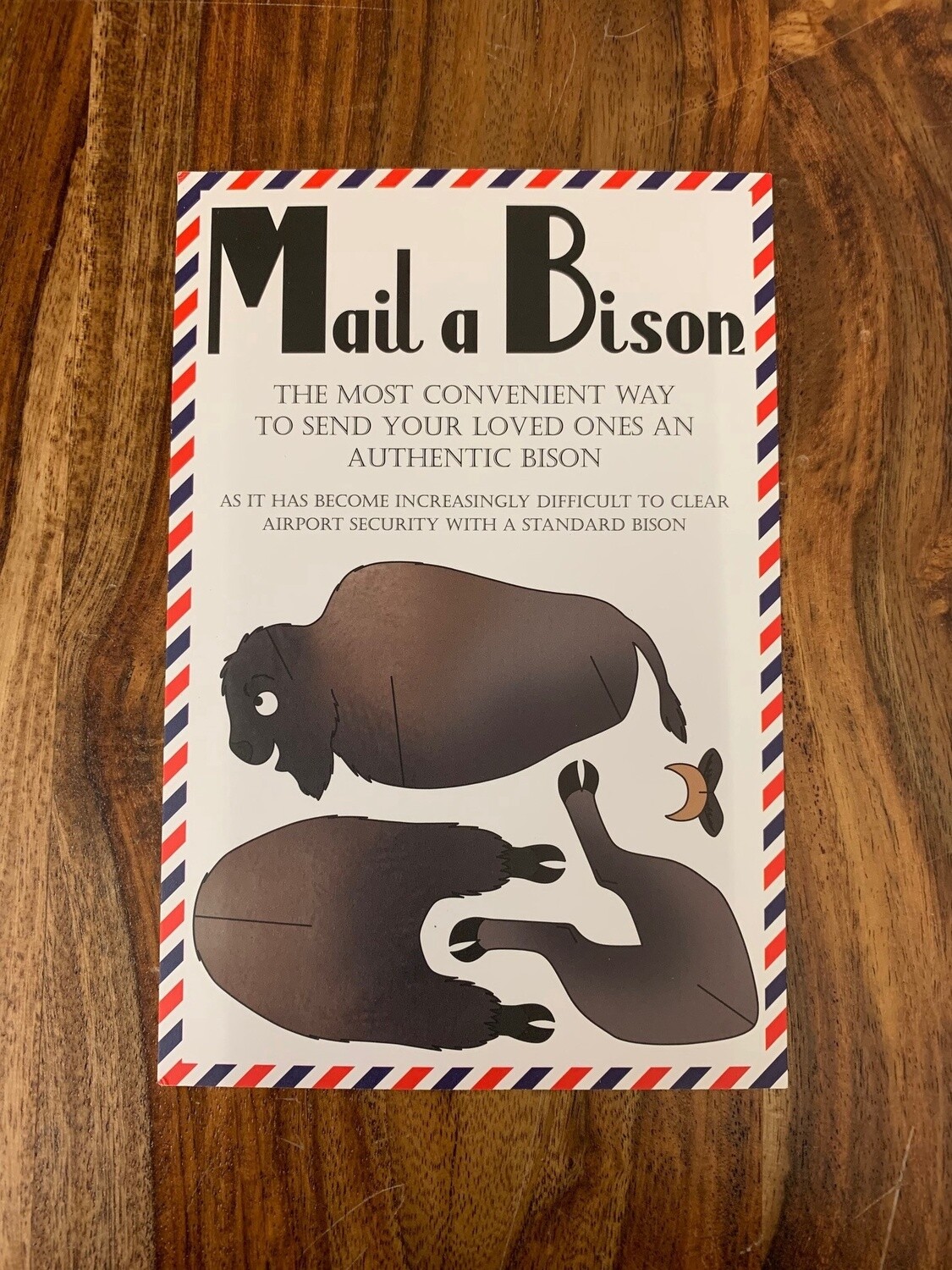 Mail a Bison Postcard