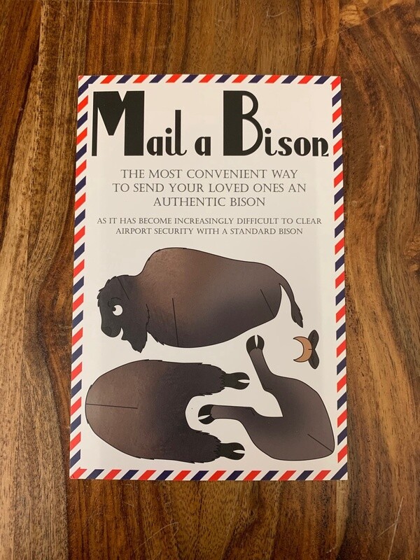 Mail a Bison Postcard