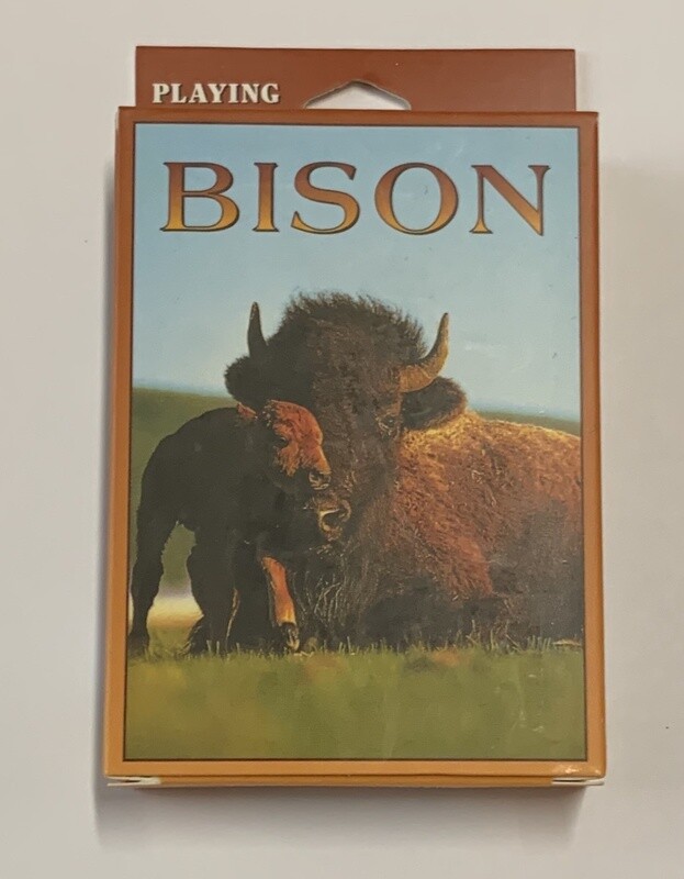 Bison Playing Cards