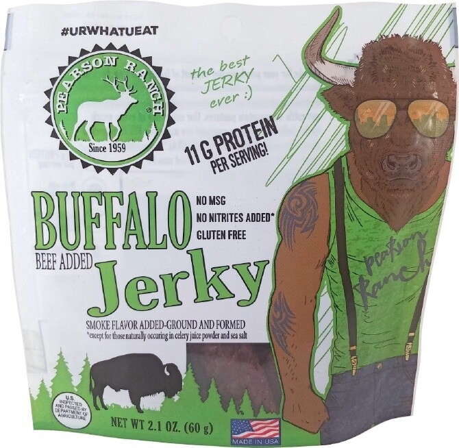 Buffalo Jerky Character Bags