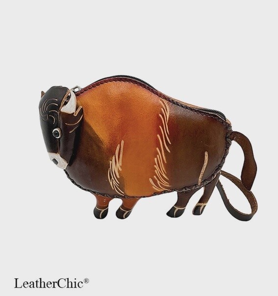Large Size Coin Purse-Buffalo