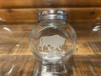 Etched Souvenir Jar