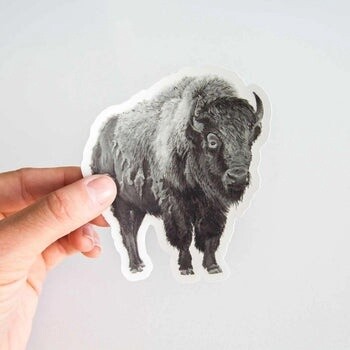 Bison Magnet Black/White