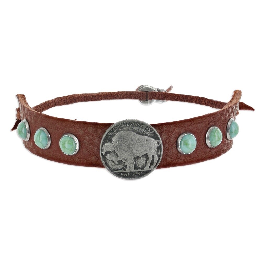 Attitude Bison Leather Bracelet