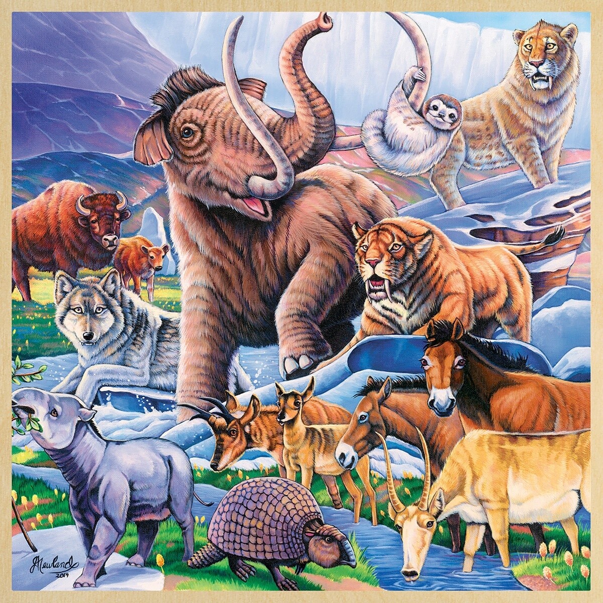 Ice Age Animals 48pc puzzle