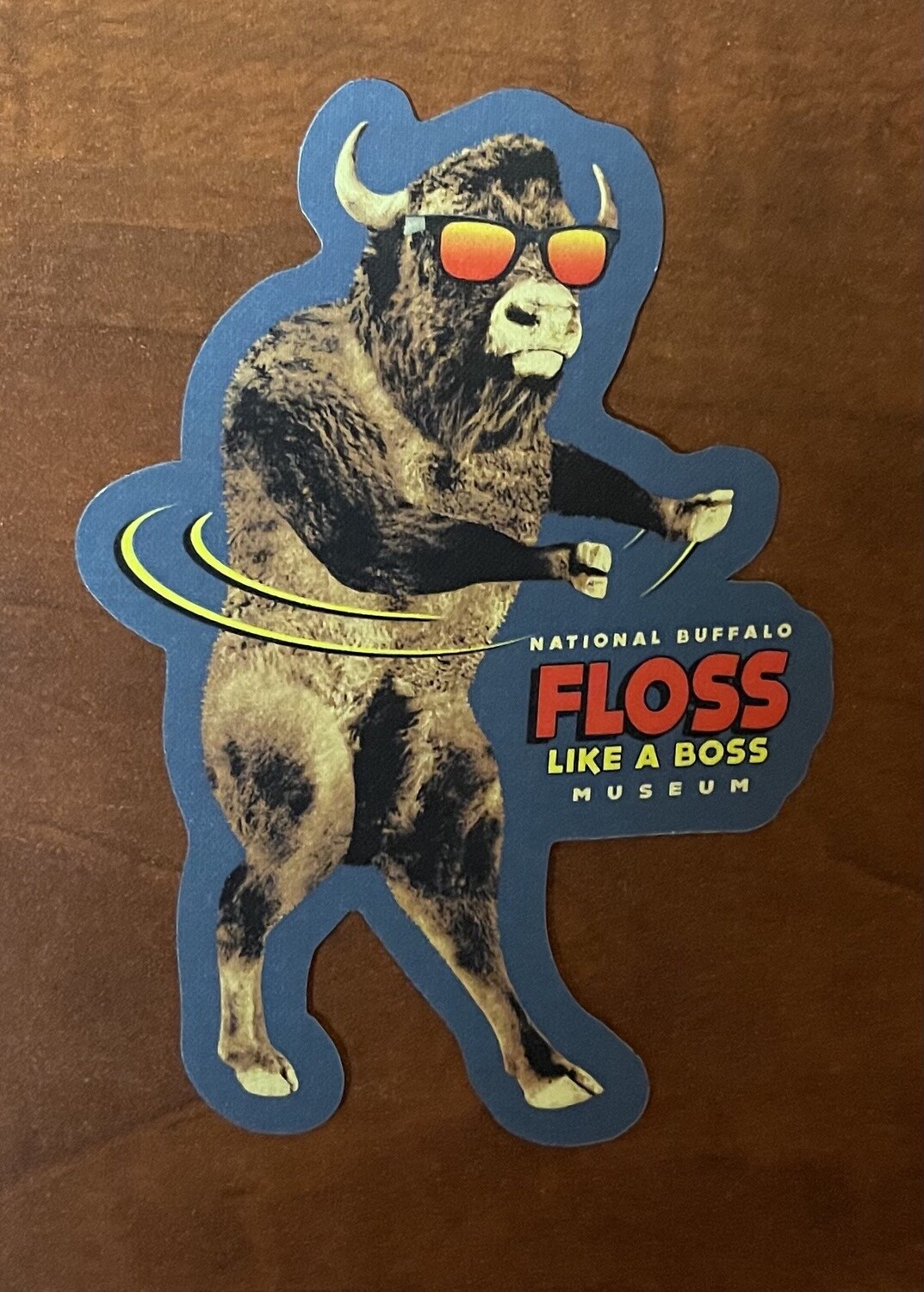 Floss Buffalo Sticker
