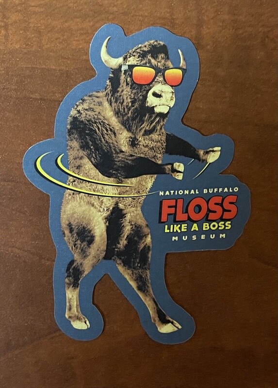 Floss Buffalo Sticker