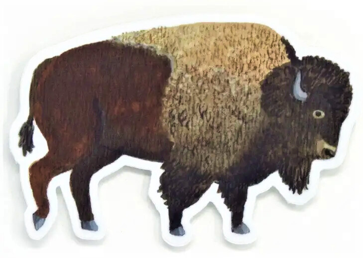 Bison Sticker CC