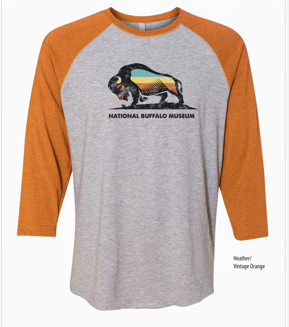 Youth Retro Bison Baseball T