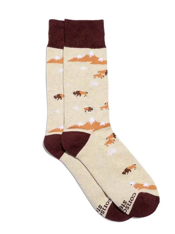 Socks that Protect Bison