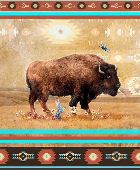 Bison Plush Blanket