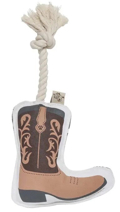 Cowboy Boot Rope Dog Toy