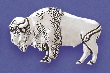 Silver Buffalo Magnet