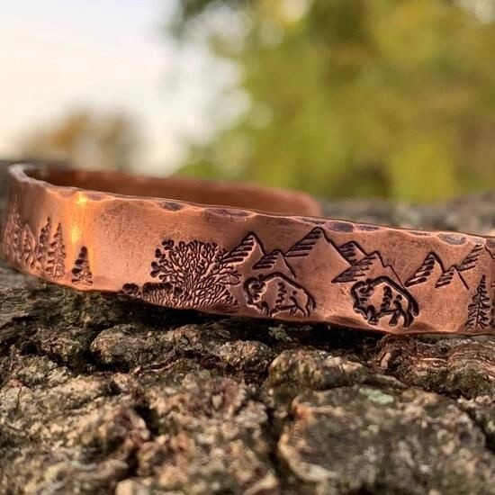 Bison Copper Bracelet