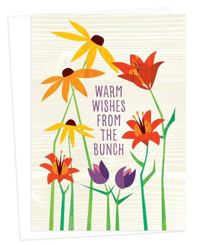 Encouragement Card Flower Bunch