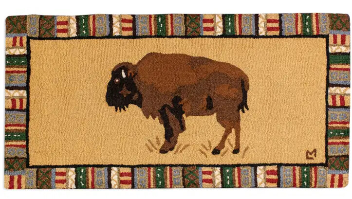 Cinnamon Buffalo Accent Rug