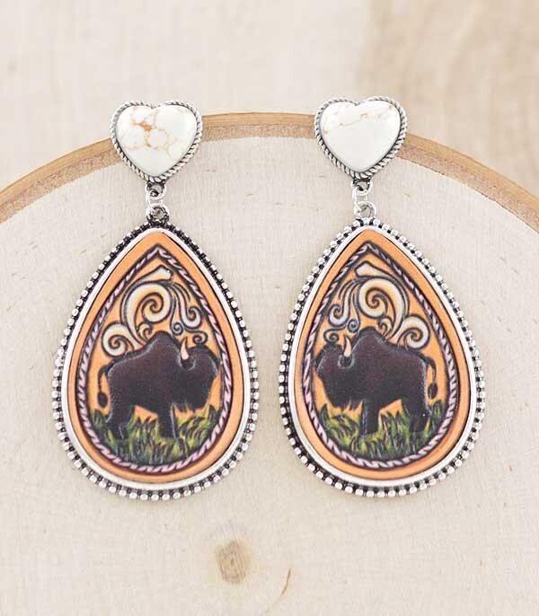 Natural Buffalo Teardrop