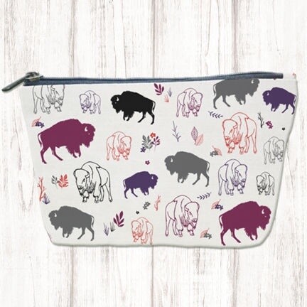 Multi Color Buffalo Pouch