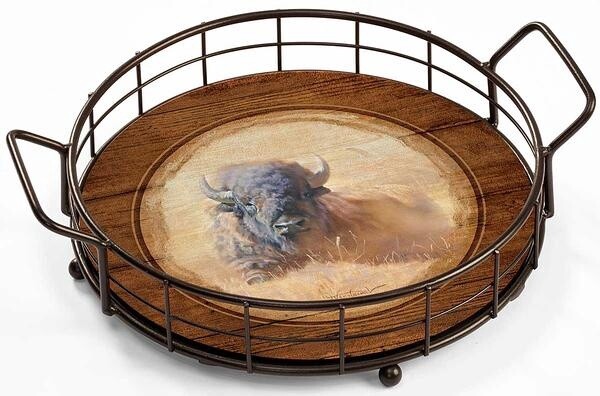 Resting Bull- Serving Tray