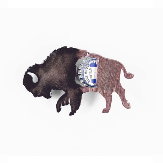 Bronze Bison Bottle Opener